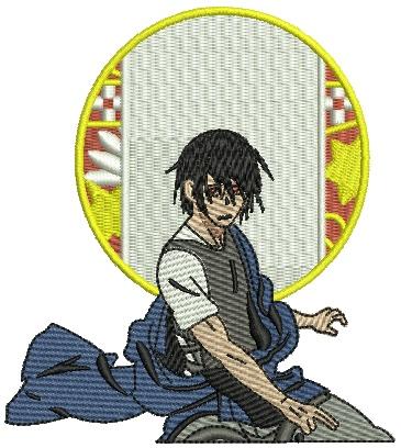 Framed embroidery design