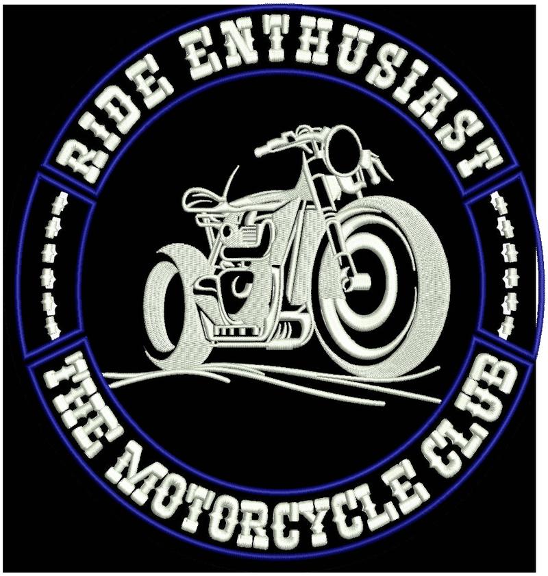 Large patches embroidery